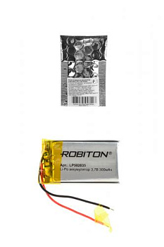 ROBITON LP502035 3.7В 300мАч PK1