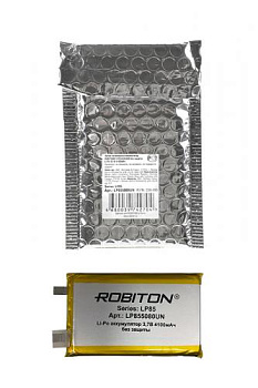 ROBITON LP855080UN 3.7В 4100мАч без защиты PK1