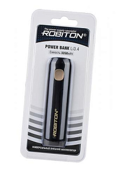 ROBITON POWER BANK Li3.4 COSMOS (черный) 3350мАч BL1