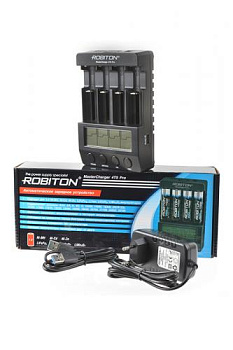 ROBITON MasterCharger 4T5 Pro (U8/10-Li/LF/MH/NC/NZ/LiCo/LiMn2-ZVDGCFIR)