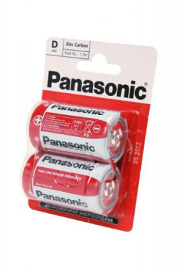 Panasonic Zinc Carbon R20RZ/2BP R20 BL2