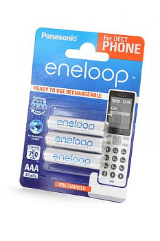 Panasonic eneloop BK-4MCCE/3DE 750мАч AAA DECT BL3