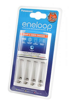 Panasonic eneloop BQ-CC55E WHITE Smart&Quick Charger  BL1