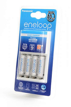 Panasonic eneloop K-KJ51MCC04E Basic Charger + 4ААА750мАч BL1