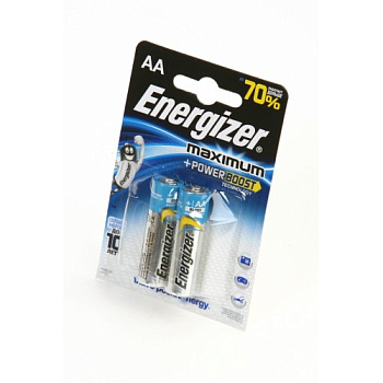 Элемент питания Energizer Maximum+Power Boost LR6 BL2