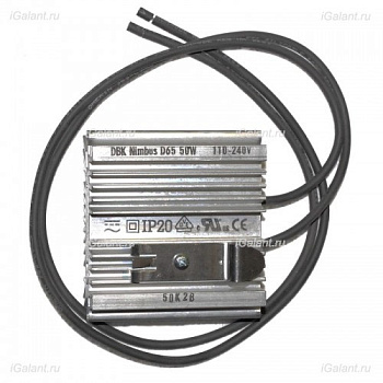 Конвекционный электронагреватель Nimbus D65 50W 110-240V AC/DC
