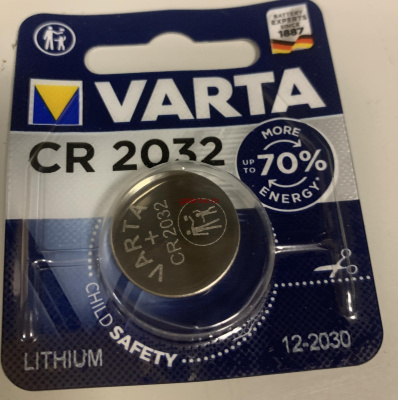 VARTA CR2032  6032 BL1, элемент питания, батарейка