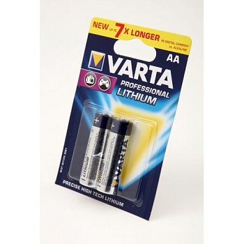 VARTA PROFESSIONAL LITHIUM 6106 FR6 BL2, элемент питания, батарейка