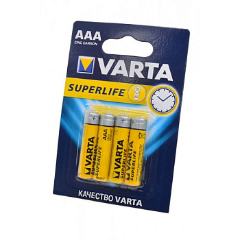 VARTA SUPERLIFE Micro 2003 R03P BL4, элемент питания, батарейка