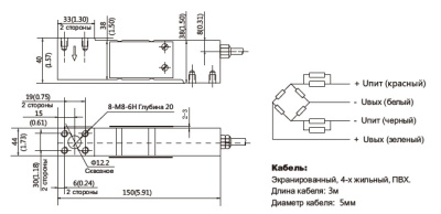 ZEMIC, Тензометрический датчик H6E3