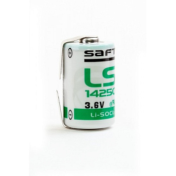 Элемент питания SAFT LS 14250 CNR 1/2AA с лепестковыми выводами
