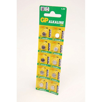 Элемент питания GP Alkaline cell 192-C10 AG3 BL10