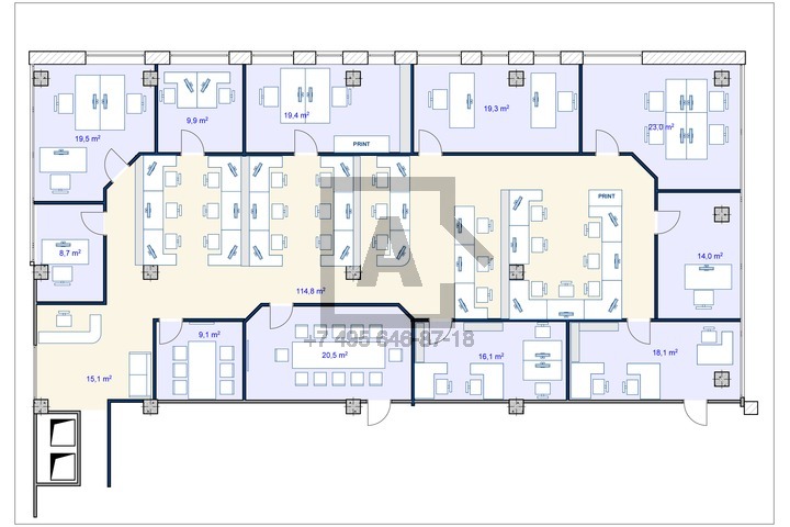 Офис 318 м²