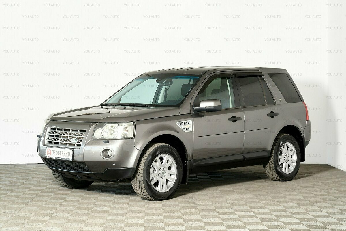 Land rover freelander 2008 года. Ленд Ровер серый.