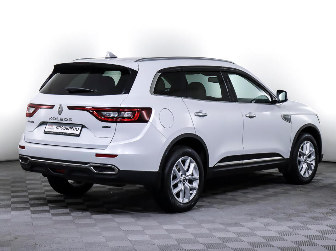 Renault KOLEOS 2. Рено Колеос белый.