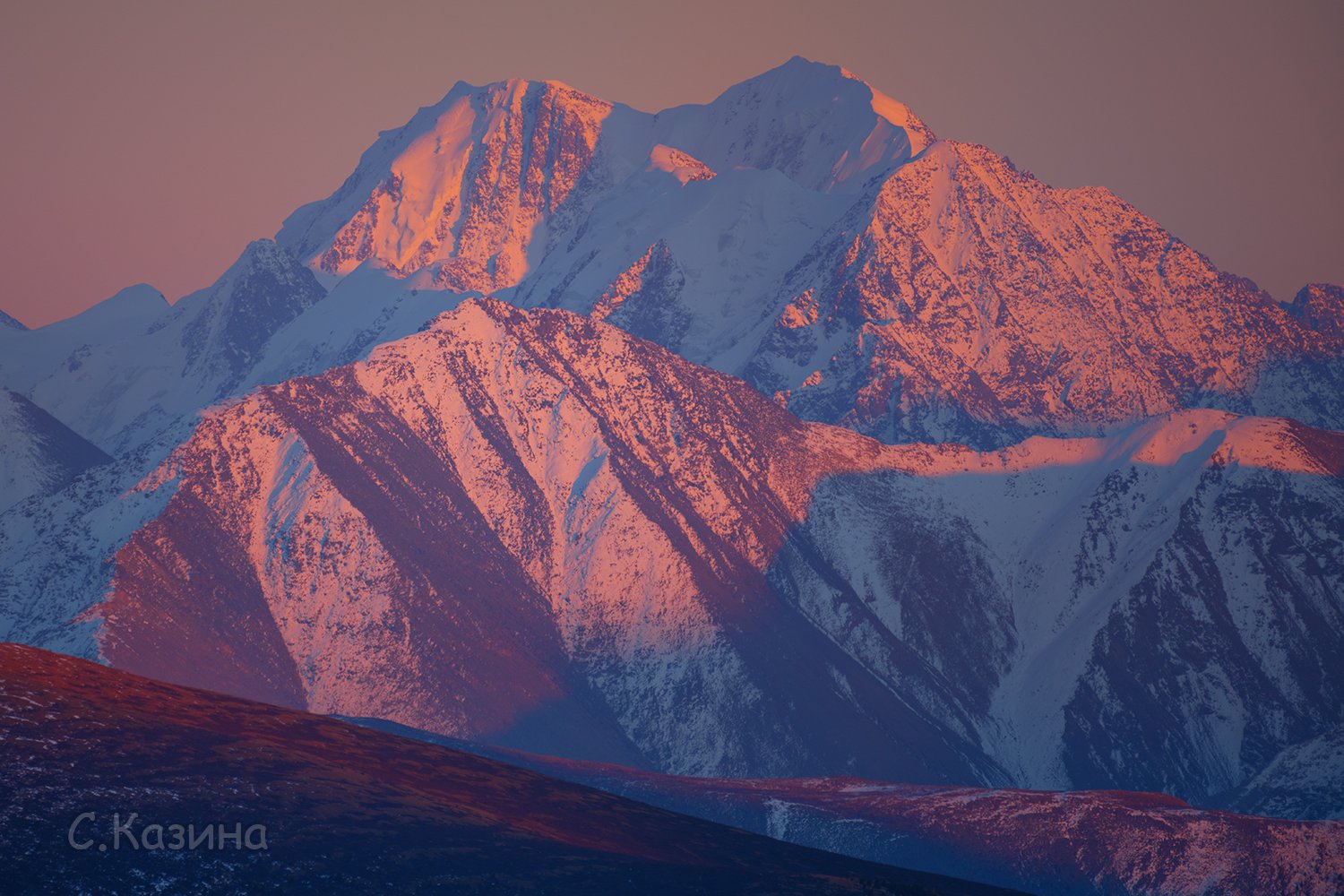 Гора Маашей на рассвете