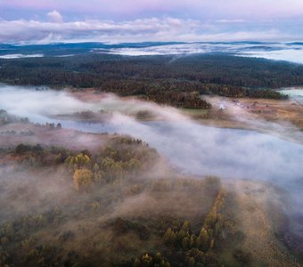 Ранним утром в Карелии