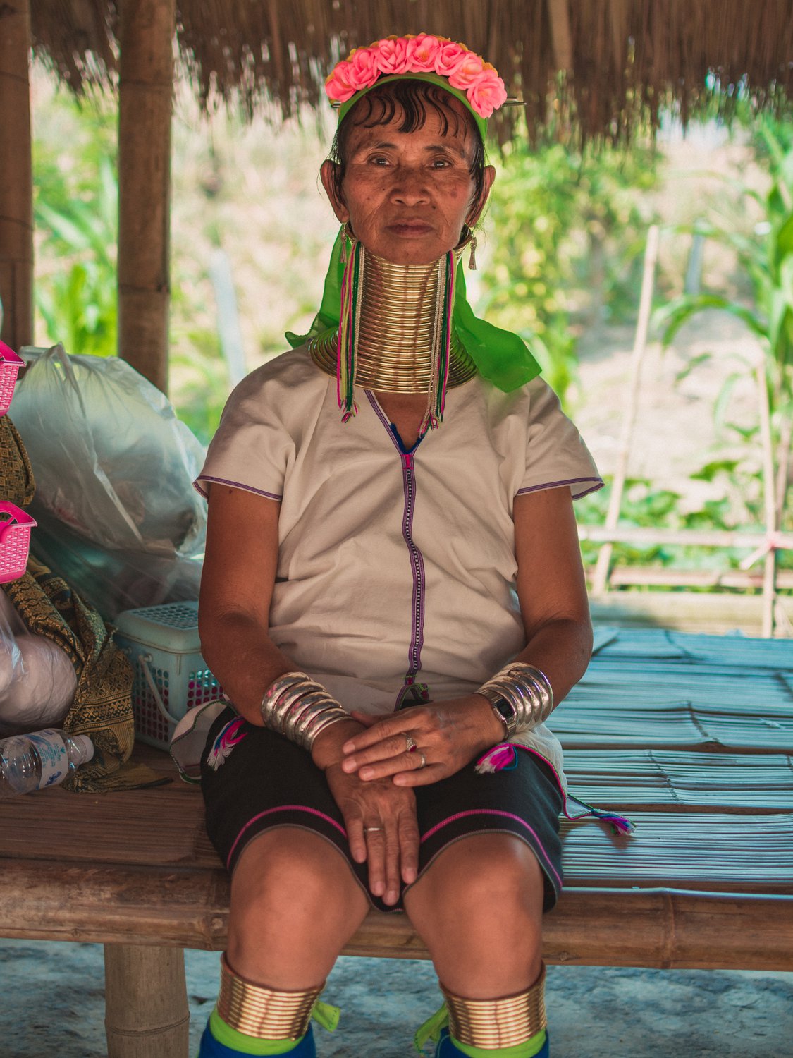 Женщина племени Падаунг