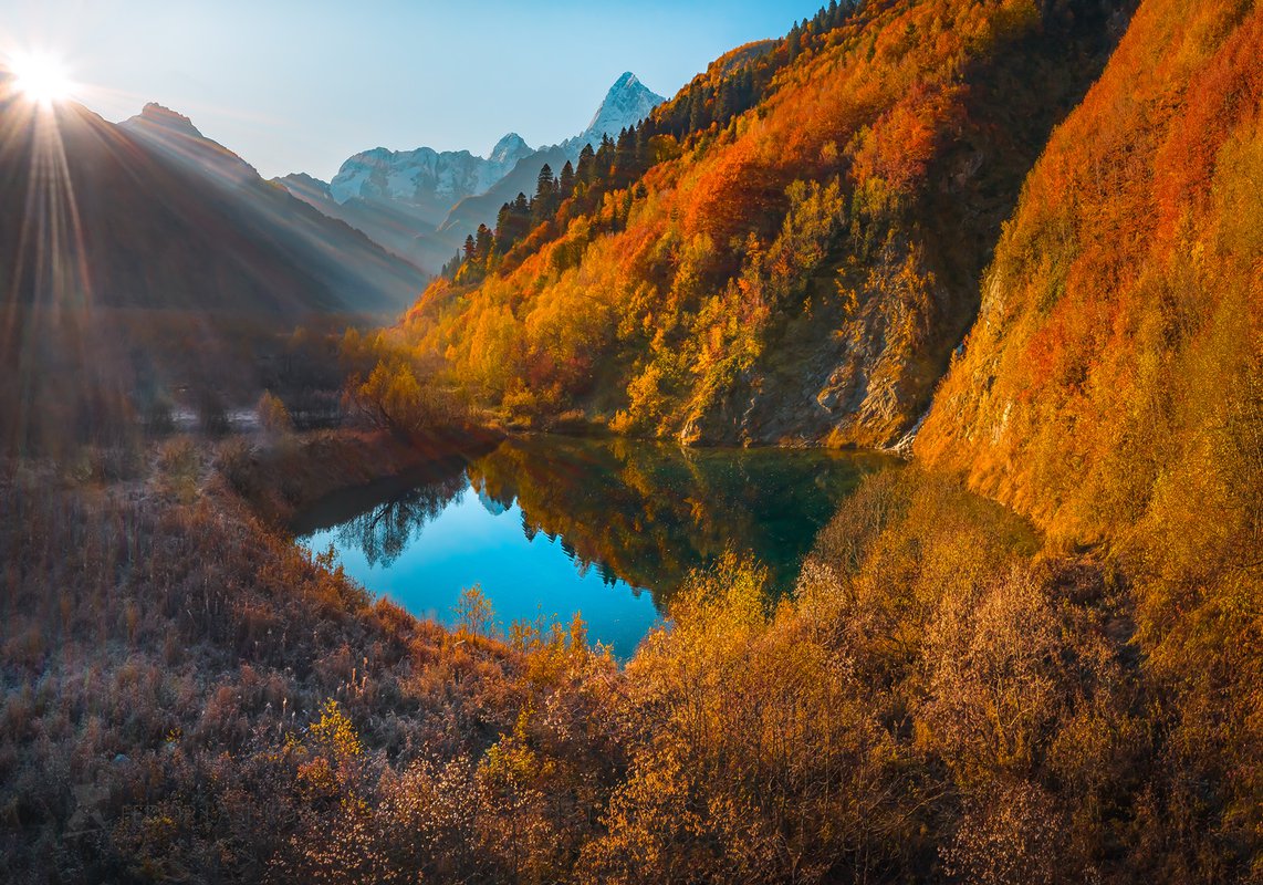 Осень в горах Кавказа