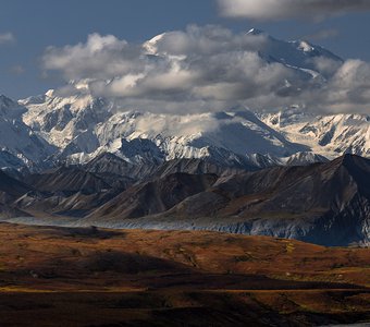 Гора Денали в одноименном парке на Аляске