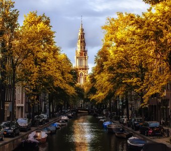 Autumn fantasy in Amsterdam