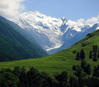 Ледник Колка, Северная Осетия-Алания