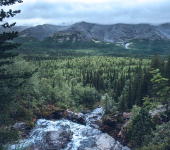 Водопад Красивый