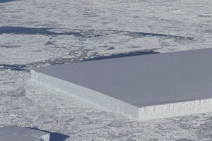 Айсберг идеально прямоугольной формы: как это возможно?