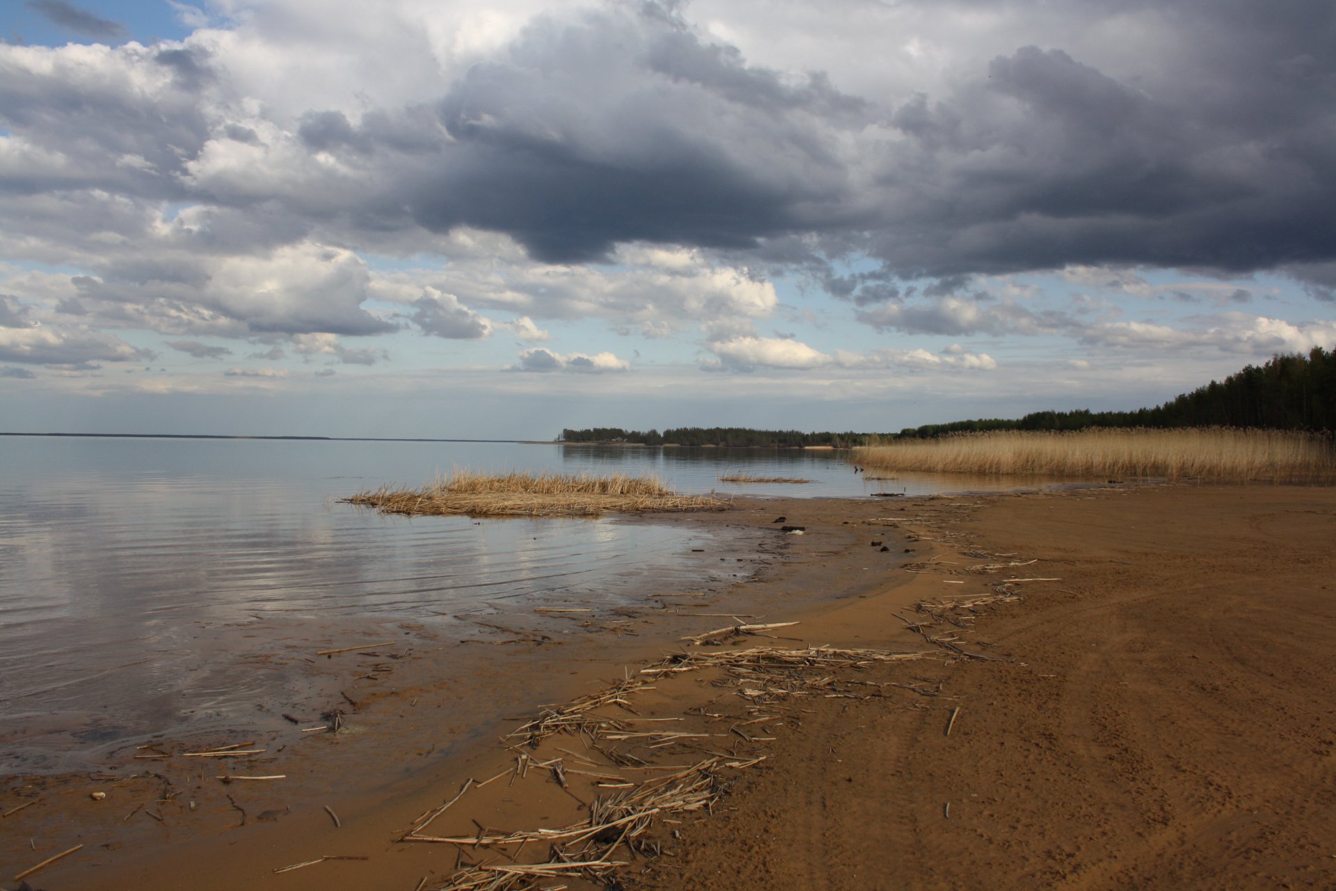 Выход на рыбинское водохранилище