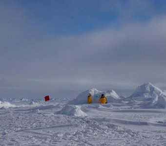 Северный полюс и туристы