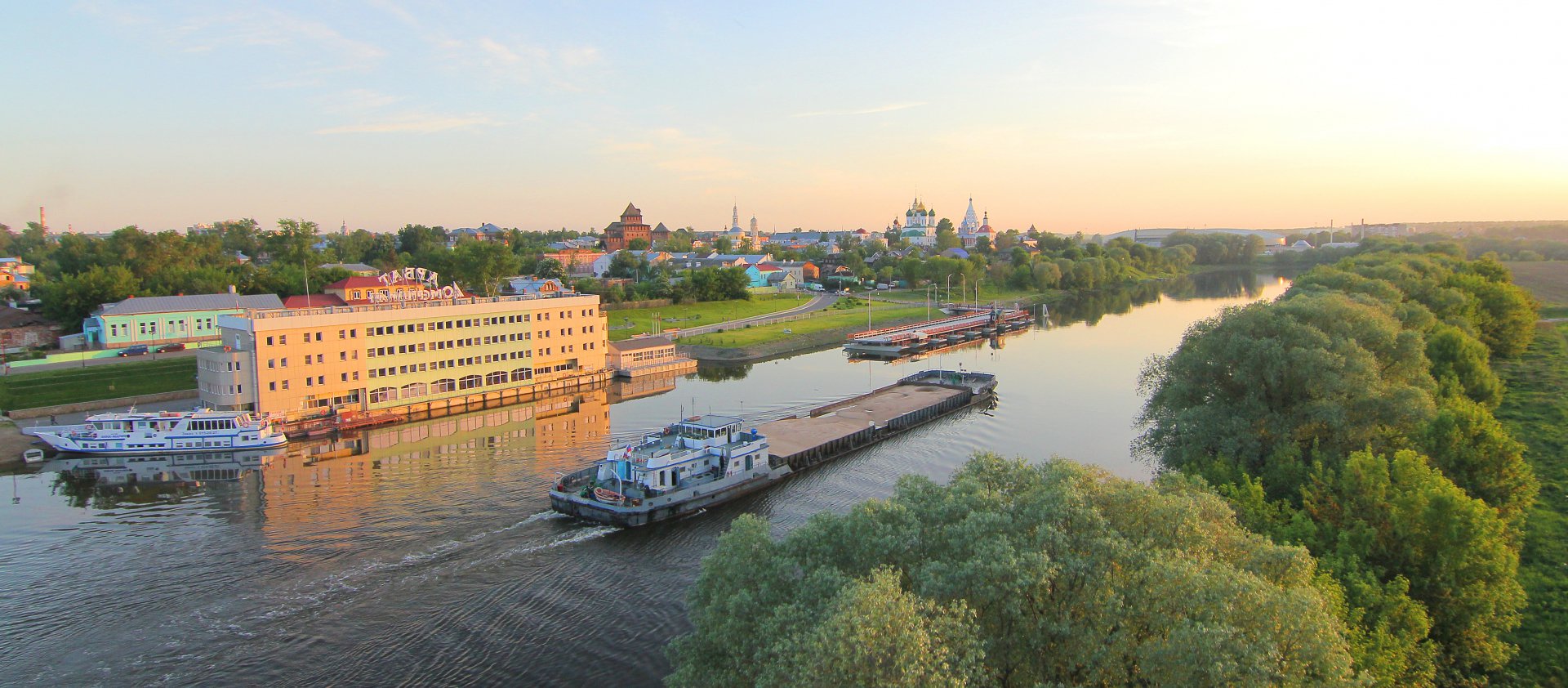 Москва-река, старый город Коломна. — Фото №54375