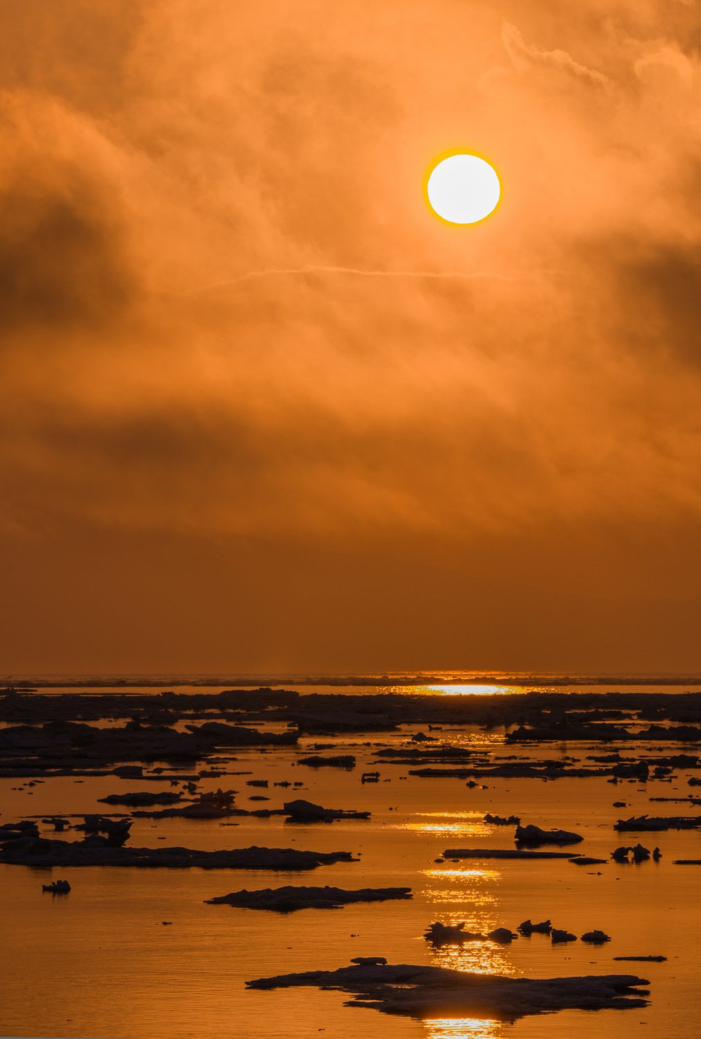 На закате