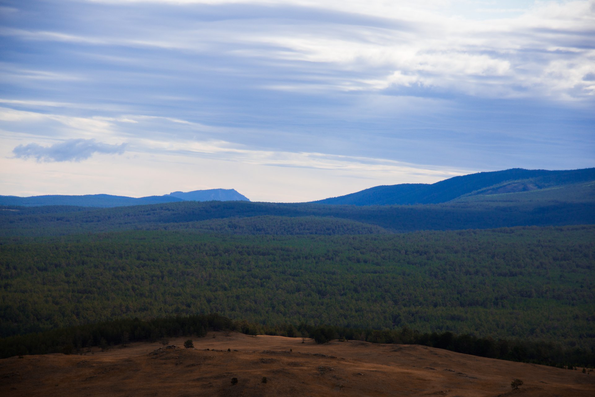 Ландшафтное многообразие острова Ольхон. Байкал
