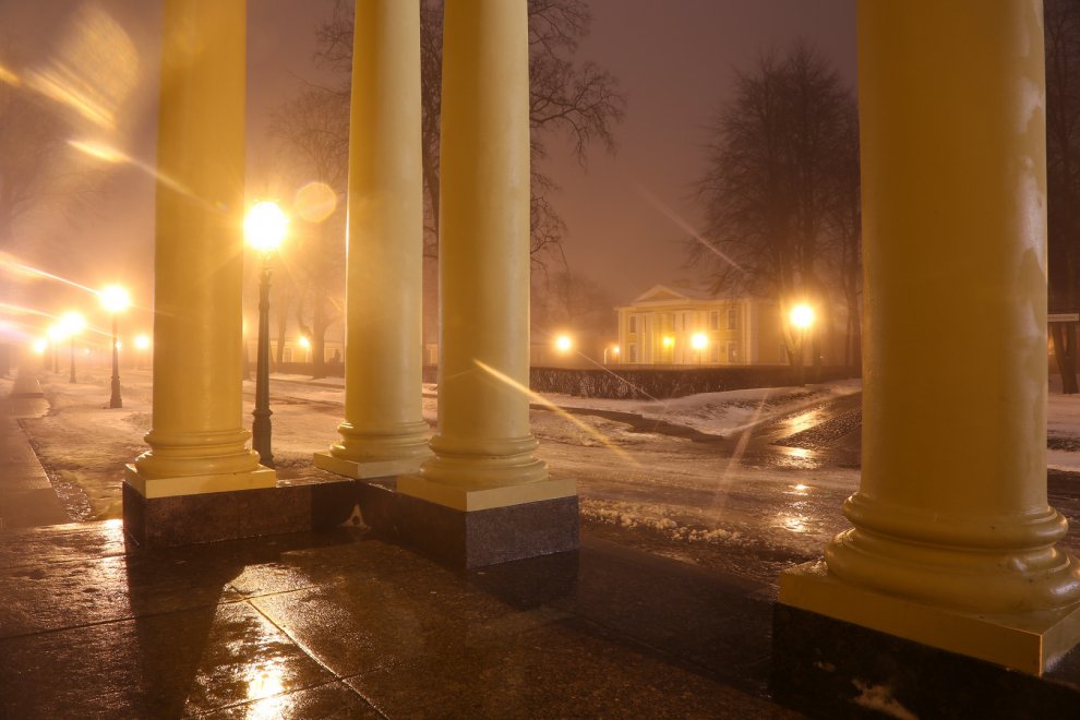 Петропавловка зимой.