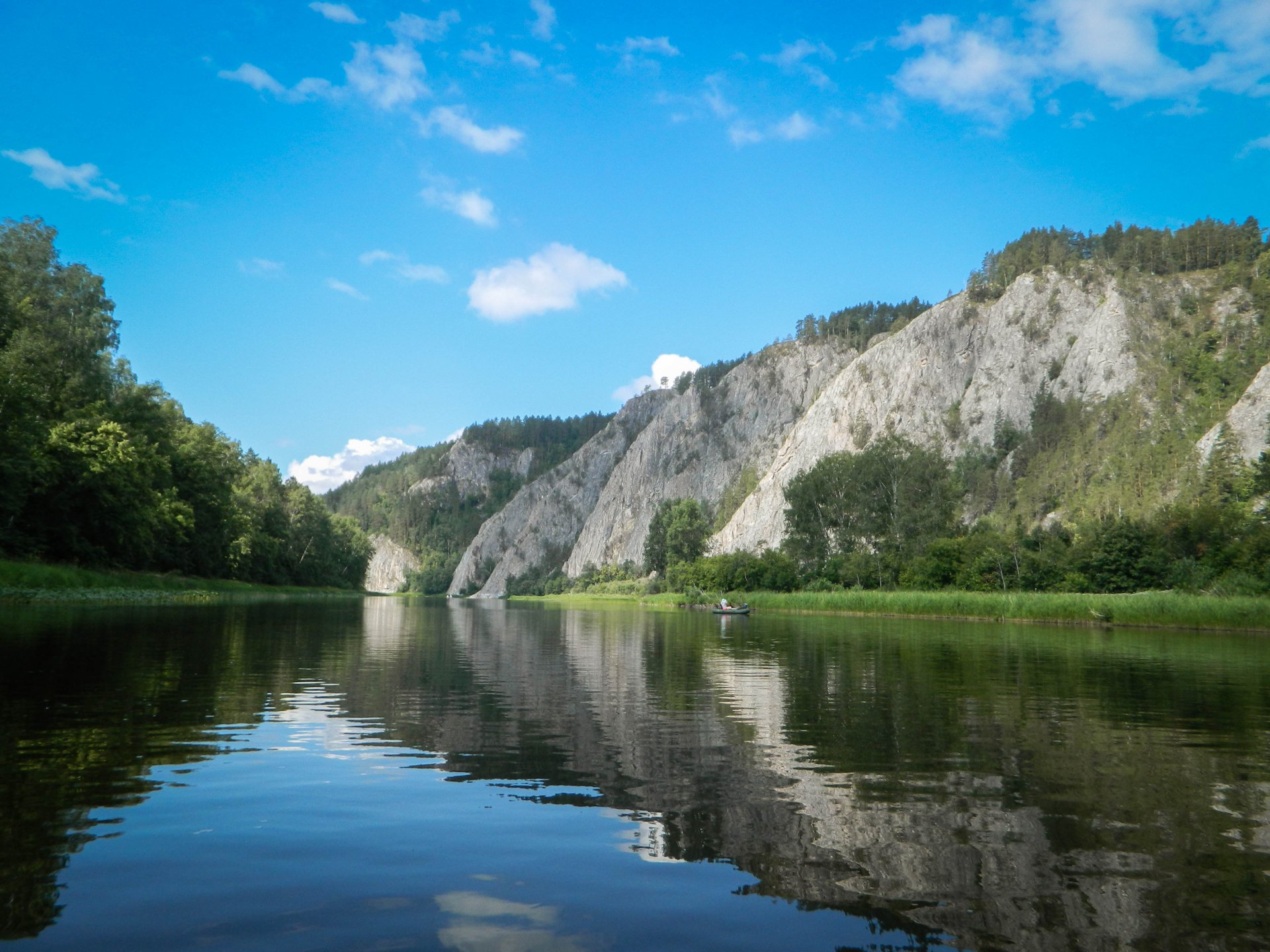 Пейзажи реки Белой