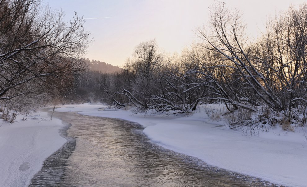 Закат на Ушайке