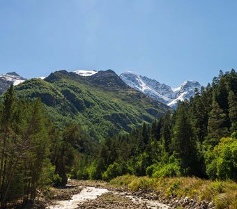 Caucasus Mountains summer