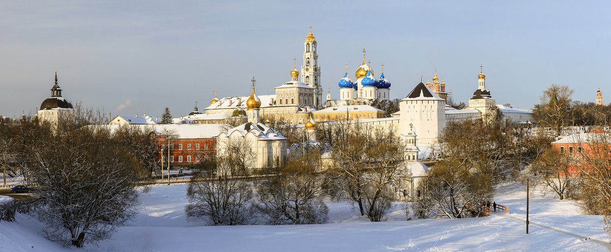 Свято Троицкая Сергиева Лавра зима