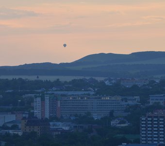 Вид на г. Ессентуки с горы Пикет