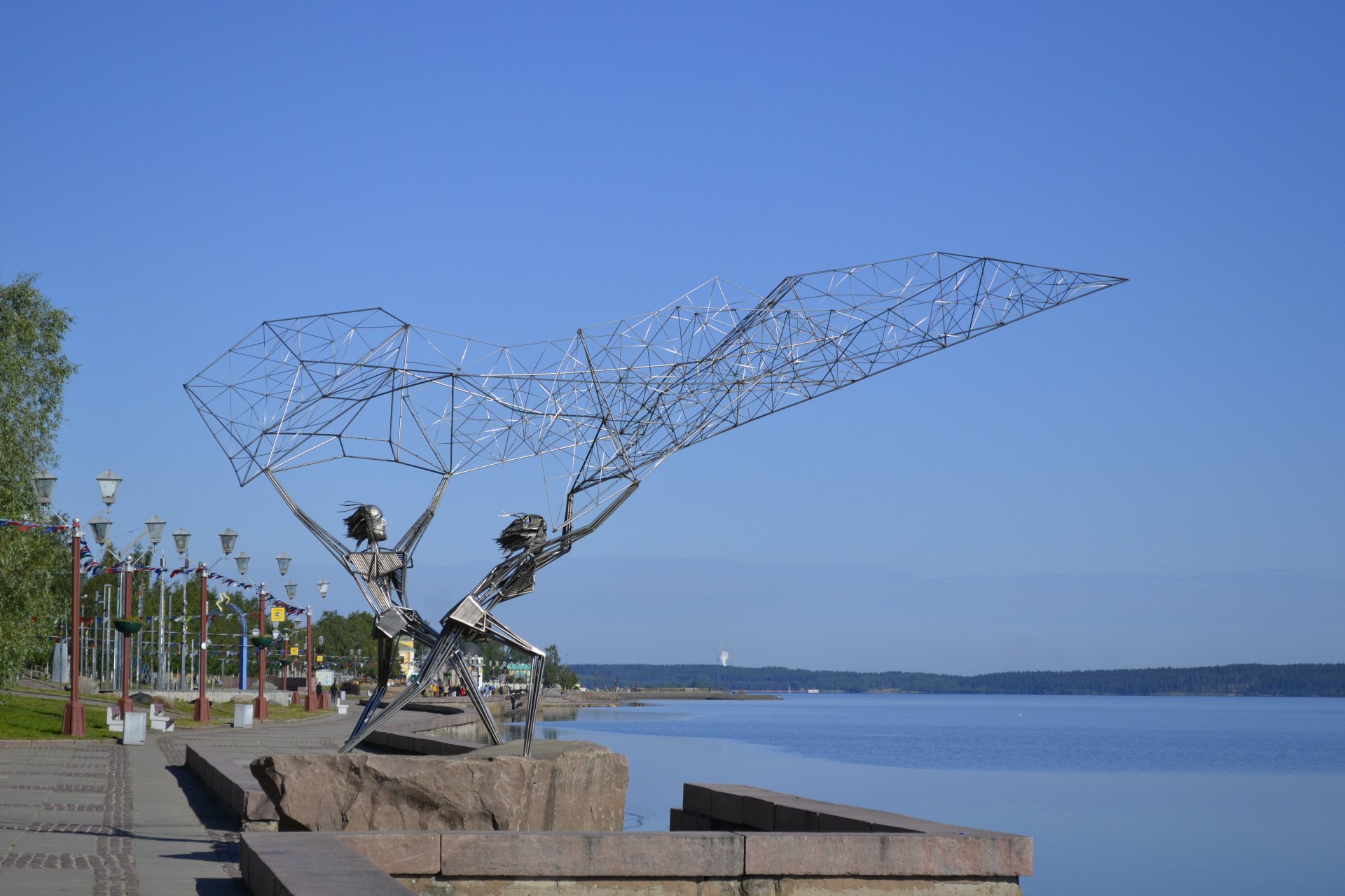Рыбаки на берегу Онеги