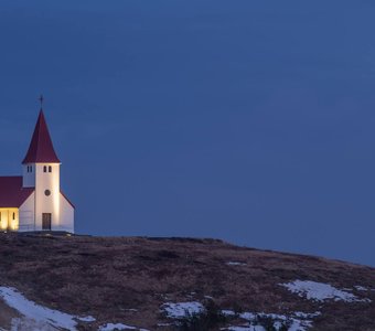 Церковь. Вик. Исландия.