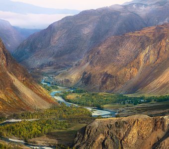 Долина реки Чулышман. Алтай
