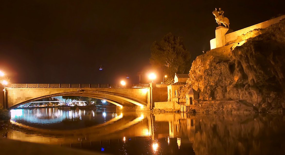 Мосты через реку Кура в Тбилиси