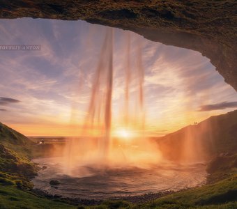 Seljalandsfoss, waterfall in Iceland