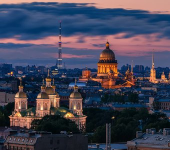 Санкт-Петербург после заката