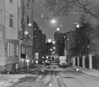 Московская снежная ночь