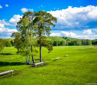 Каркаралинский пейзаж