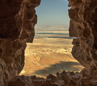 Из окна крепости Масада (Израиль). #1
