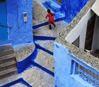 Марокко. Шефшауэн - синий город.