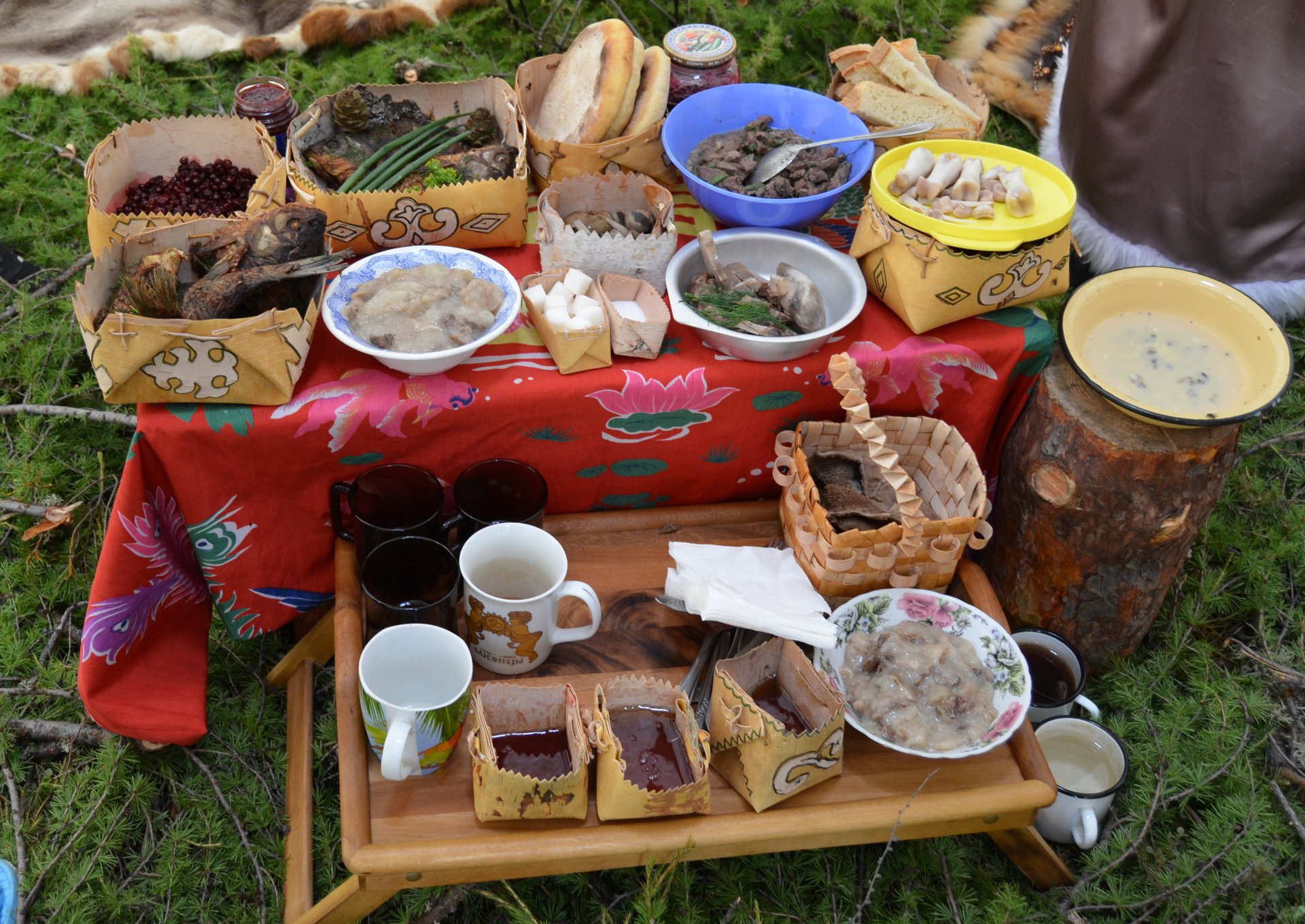 Изобилие эвенкийского стола